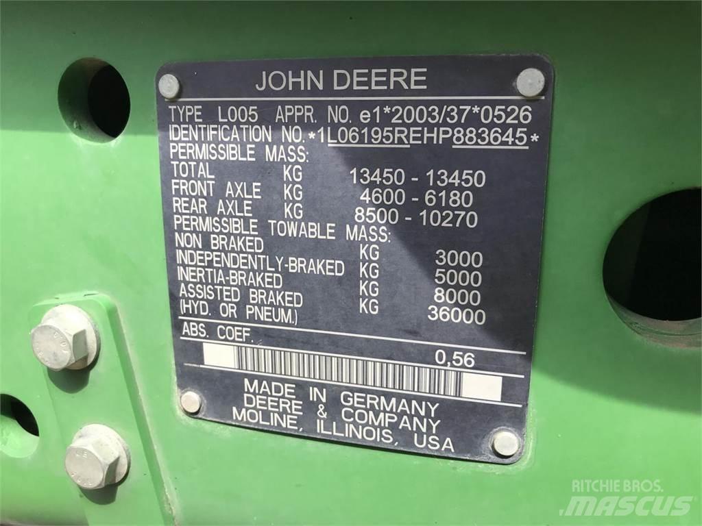 John Deere 6195R Traktoriai
