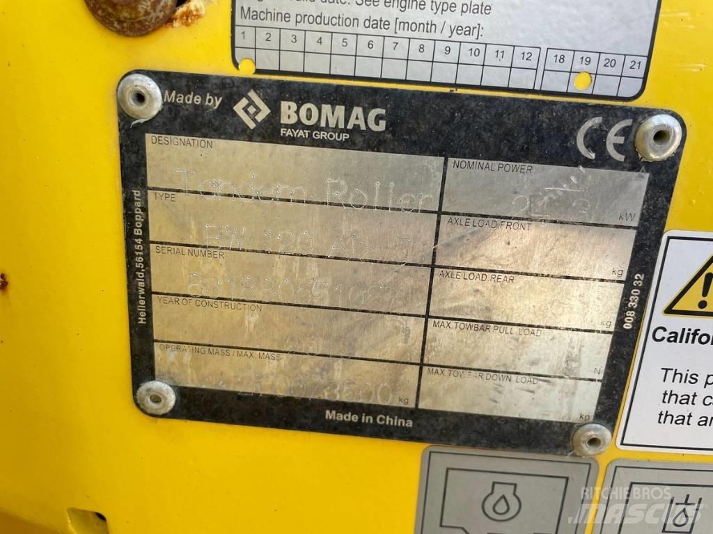 Bomag BW 120 AD-5 Porinių būgnų volai