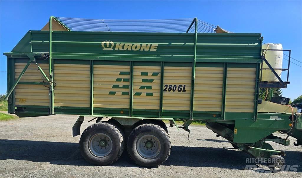 Krone AX 280 GL Savikrovės priekabos