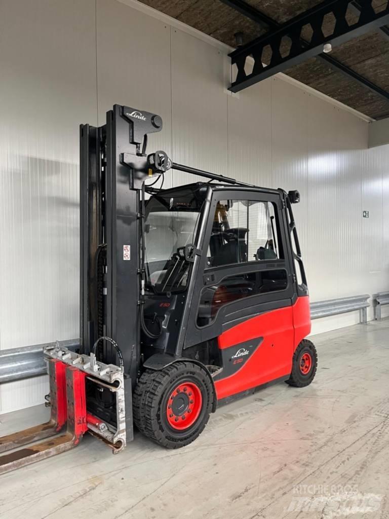 Linde E 50 Elektriniai šakiniai krautuvai