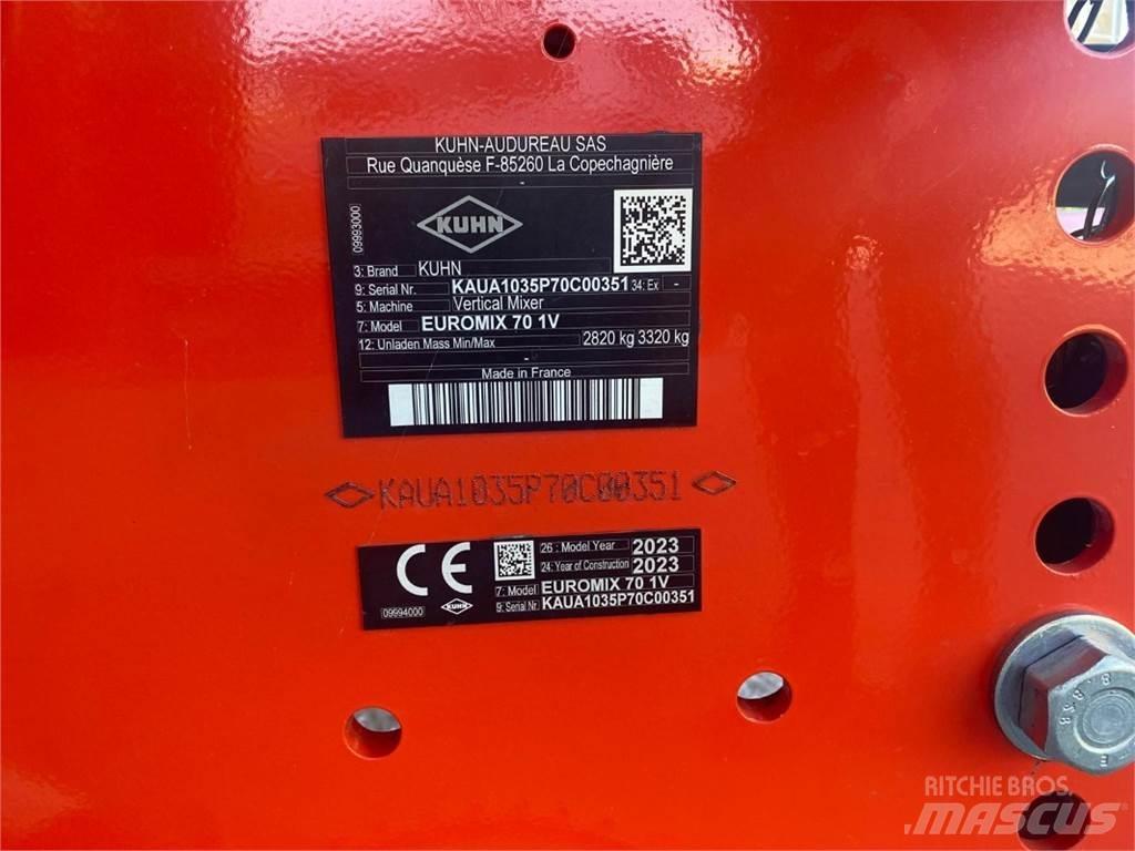 Kuhn Euromix 1 Pašarų maišytuvai-dalytuvai