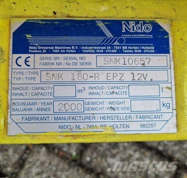Nido SNK 180-R EPZ Sniego peiliai ir valytuvai