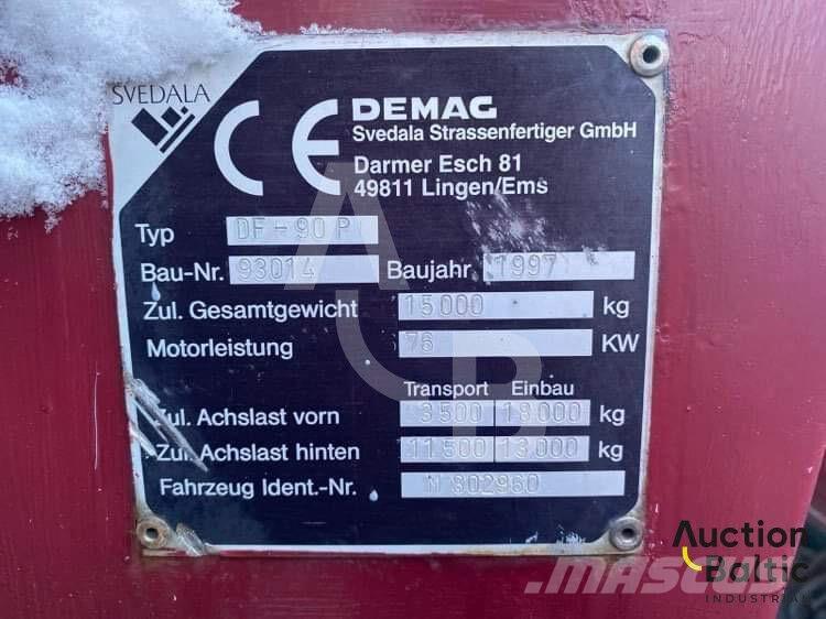 Demag DF 90 P Asfalto klotuvai