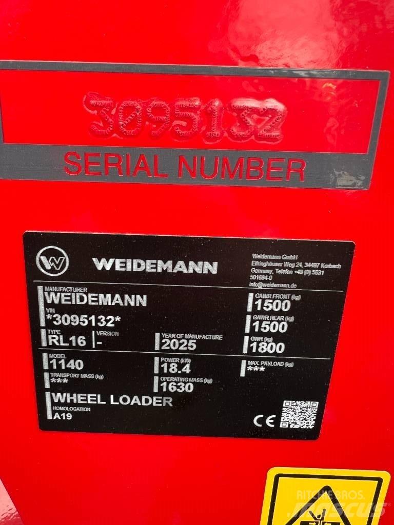 Weidemann 1140 Daugiafunkciniai pakrovėjai