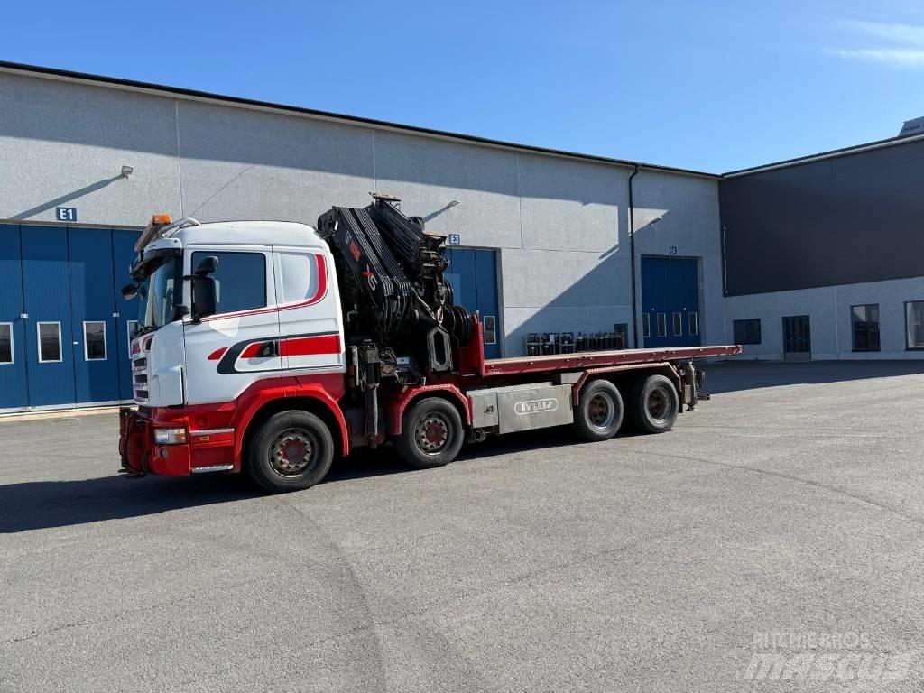 Scania R 480 Automobiliniai kranai
