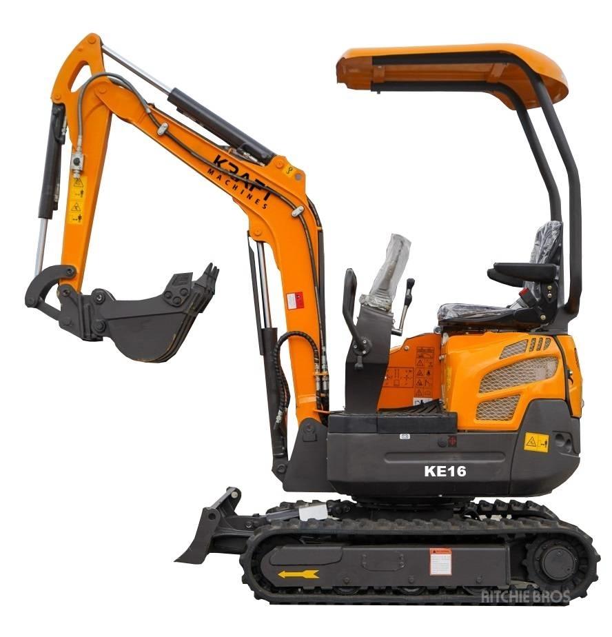 Kraft KE16 Mini ekskavatoriai < 7 t
