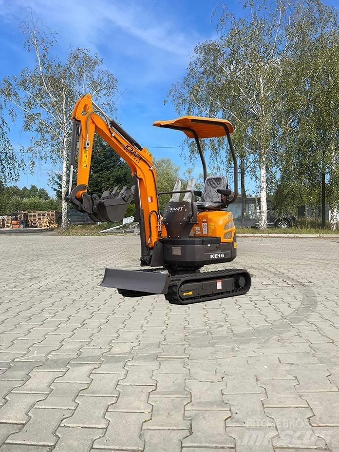 Kraft KE16 Mini ekskavatoriai < 7 t