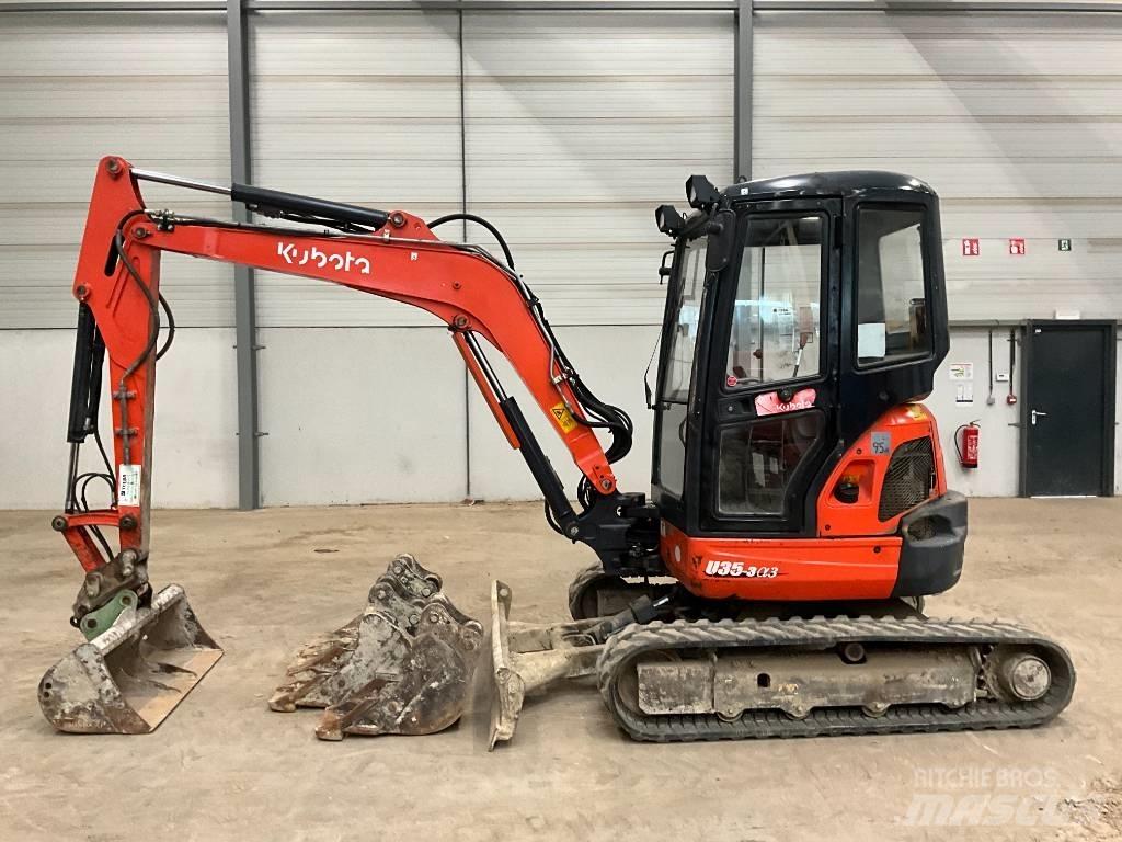 Kubota U 35-3 A 3 Mini ekskavatoriai < 7 t