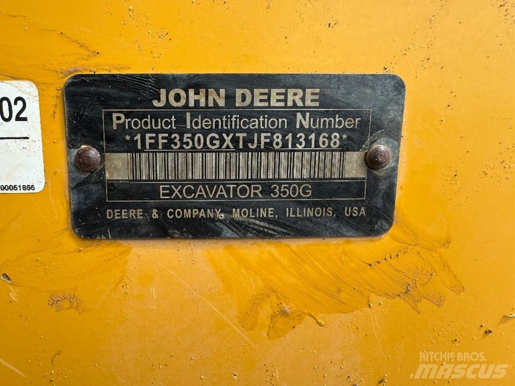 DEERE 350G LC Vikšriniai ekskavatoriai