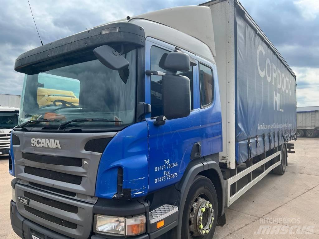 Scania P 230 Priekabos su tentu