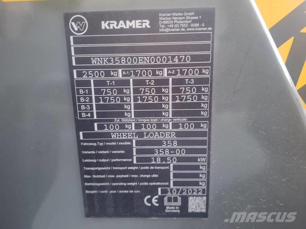 Kramer 5035 Naudoti ratiniai krautuvai