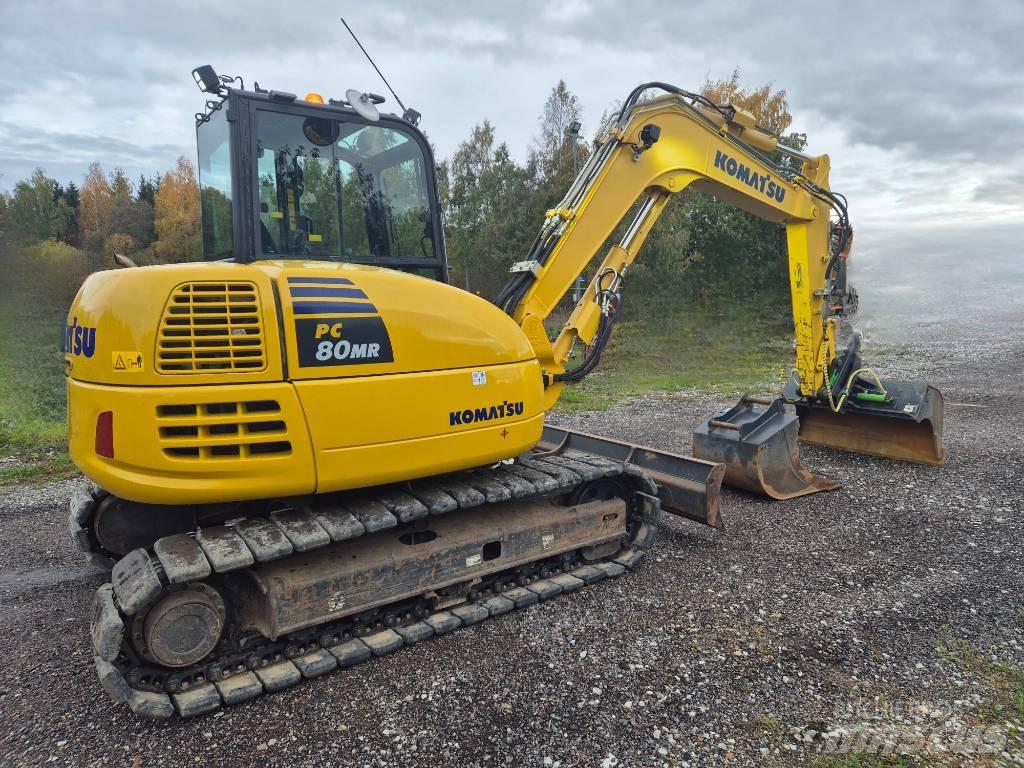 Komatsu PC80MR-5 Vidutinės galios ekskavatoriai 7-12 t