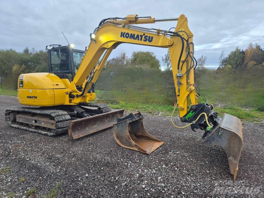 Komatsu PC80MR-5 Vidutinės galios ekskavatoriai 7-12 t