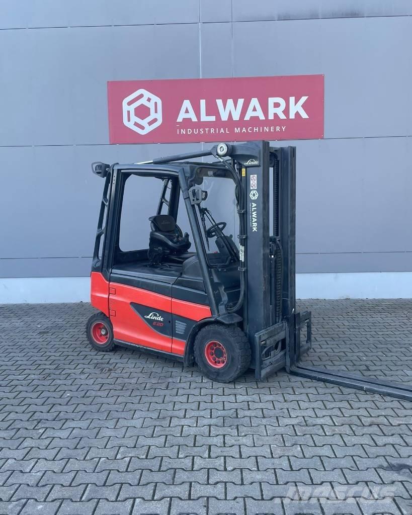 Linde E 20 Elektriniai šakiniai krautuvai