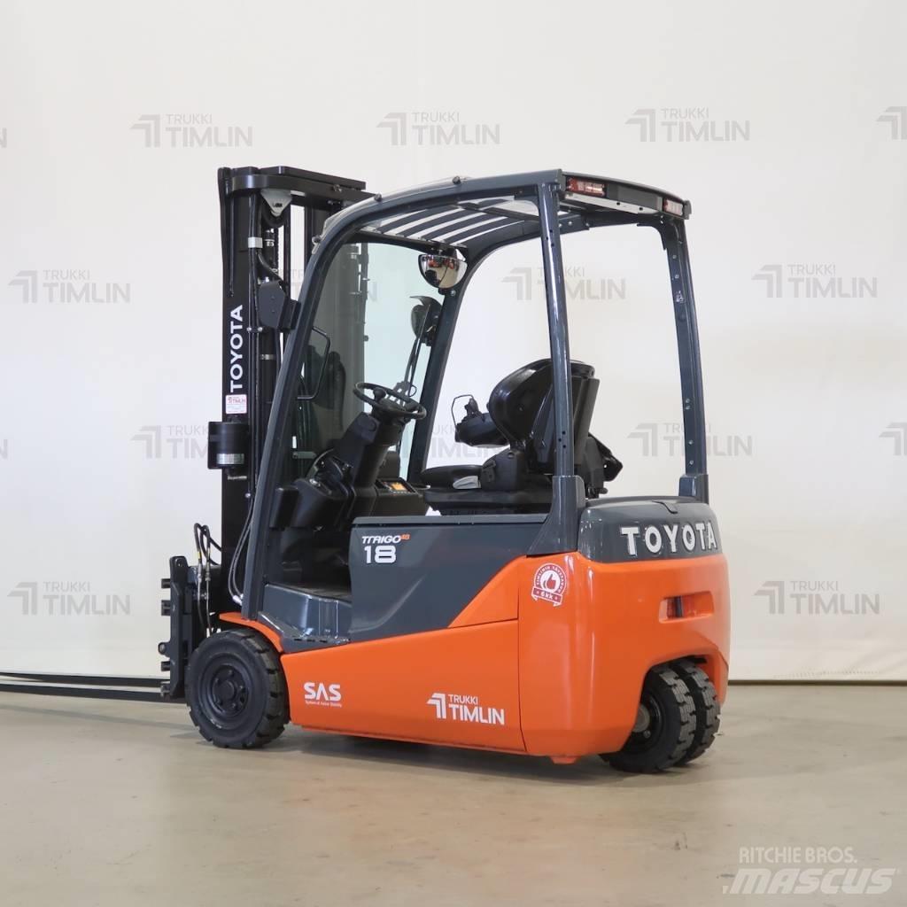 Toyota 8FBE18T Elektriniai šakiniai krautuvai