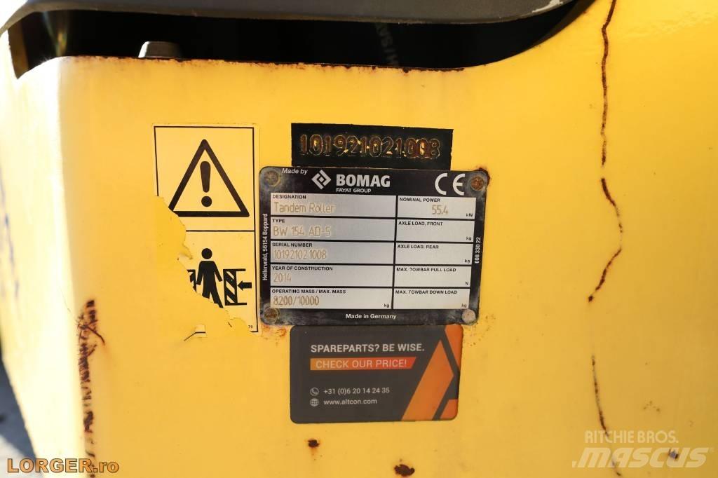 Bomag BW 154 AD-5 Porinių būgnų volai