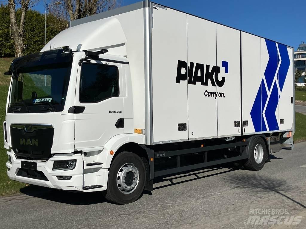 MAN TGM 18.290 Sunkvežimiai su dengtu kėbulu