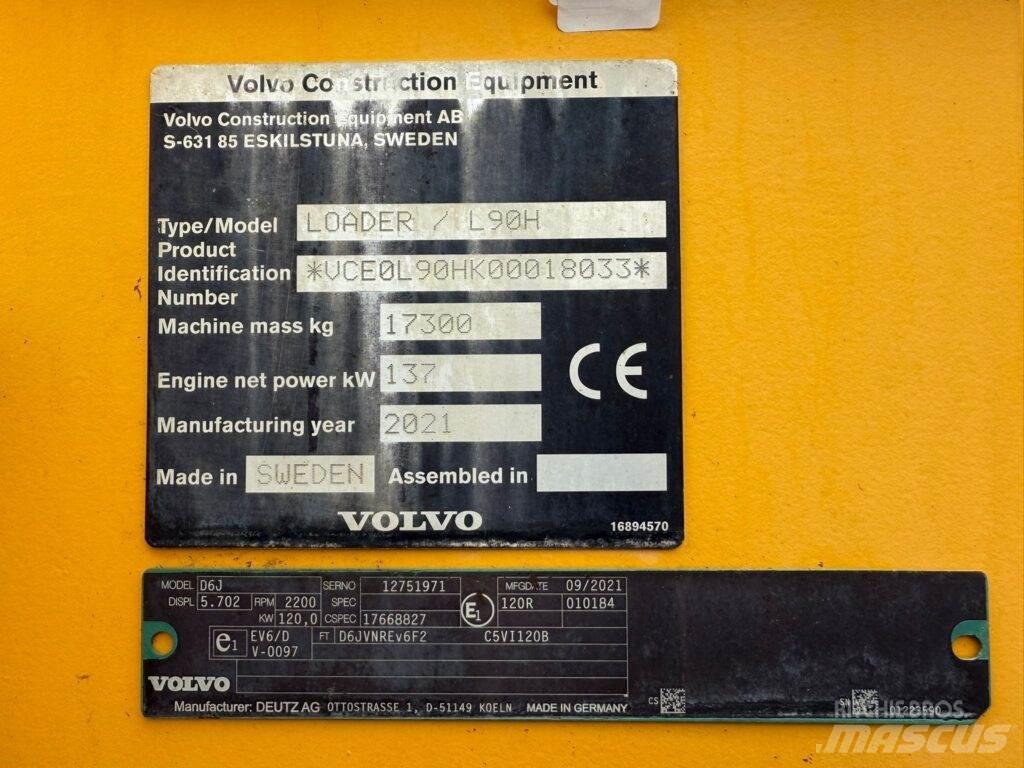 Volvo L90H Naudoti ratiniai krautuvai