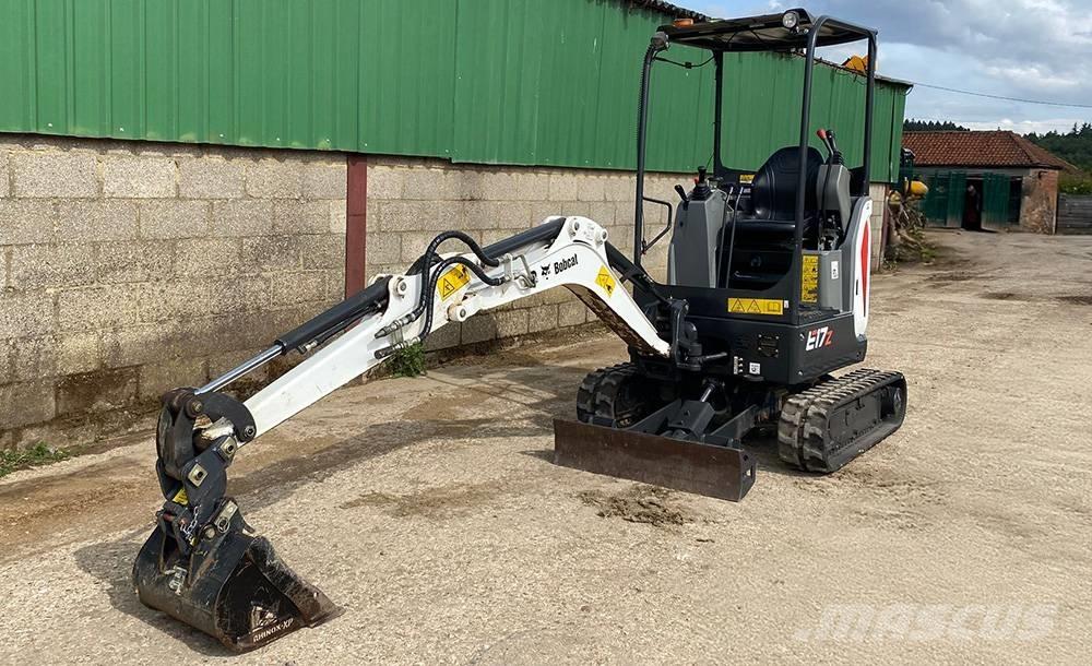 Bobcat E 17z Mini ekskavatoriai < 7 t