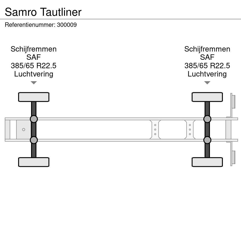Samro Tautliner Tentinės puspriekabės