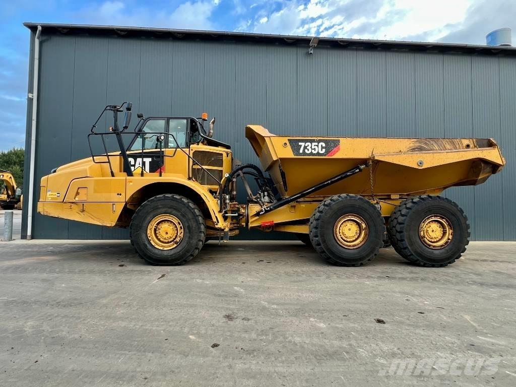 CAT 735C Karjeriniai savivarčiai