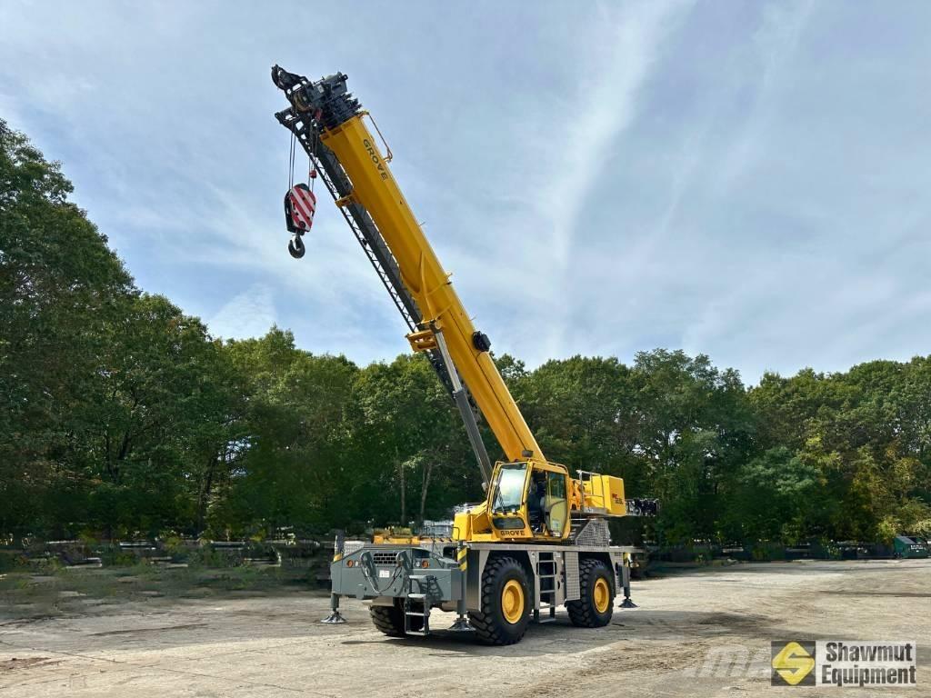 Grove GRT 655L Neapdoroto reljefo kranai