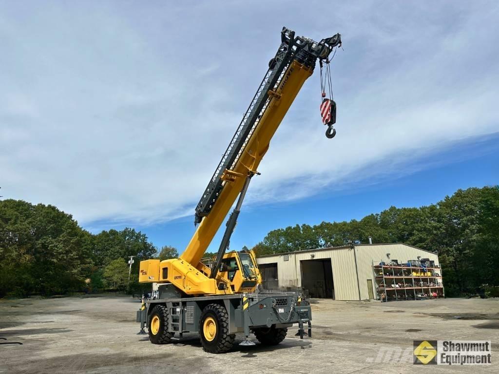 Grove GRT 655L Neapdoroto reljefo kranai