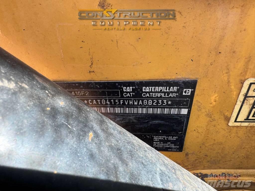CAT 415F 2 Ekskavatoriniai krautuvai