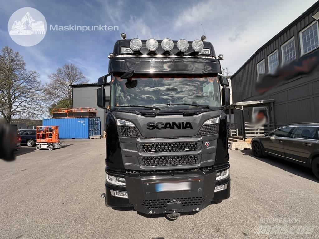 Scania R 500 Automobiliniai kranai
