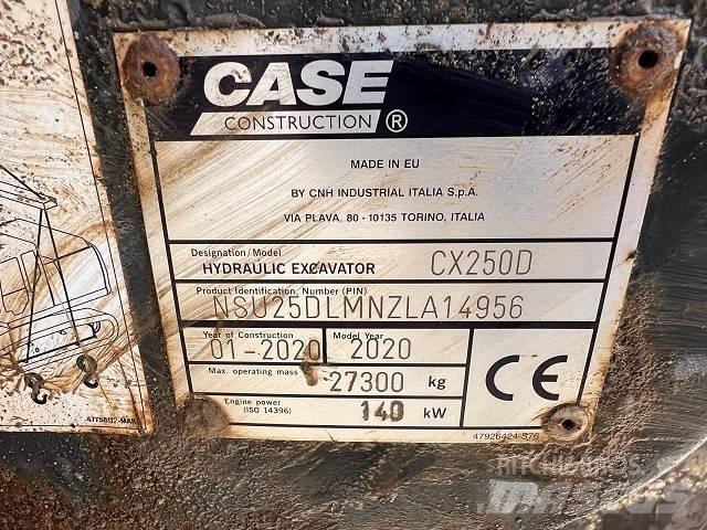 CASE CX 250 D Vikšriniai ekskavatoriai