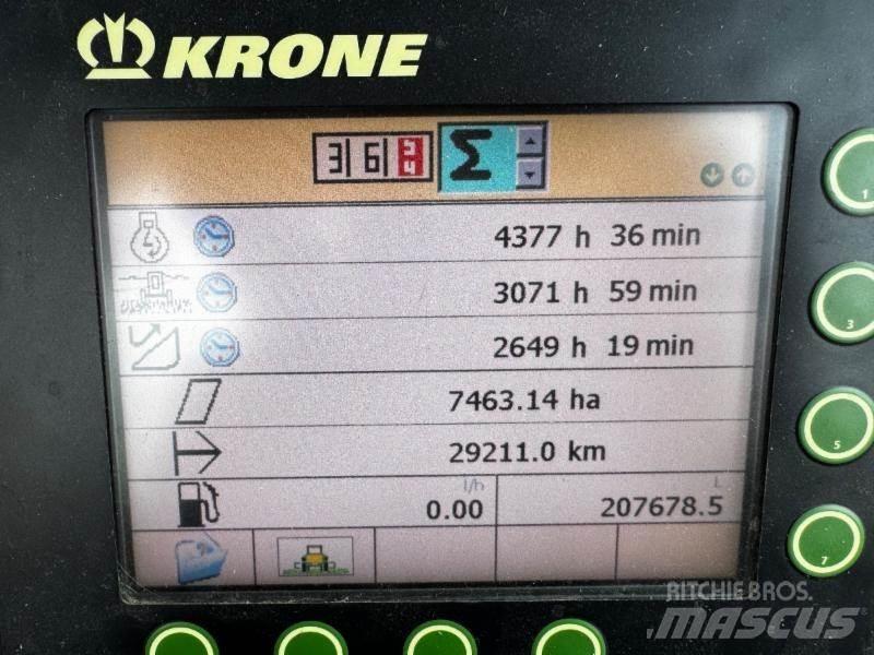 Krone Big X 500 Pašarų ruošimo technika