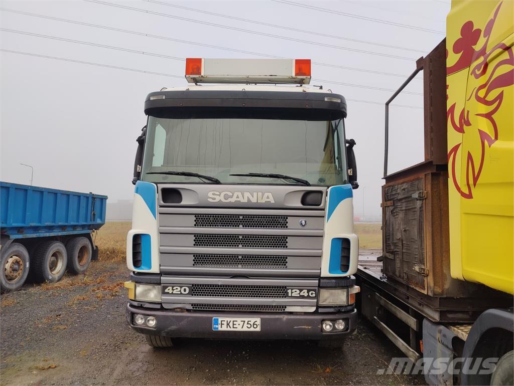 Scania G124 Automobiliniai kranai