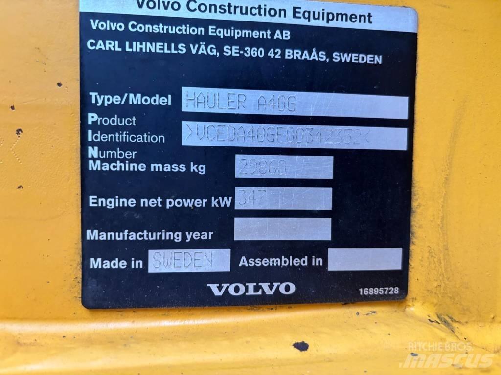 Volvo A 40 G Karjeriniai savivarčiai