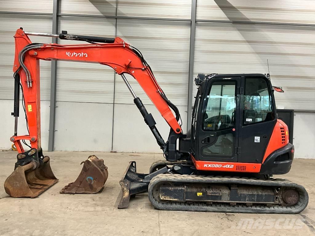 Kubota KX 080-4 A 2 Vidutinės galios ekskavatoriai 7-12 t