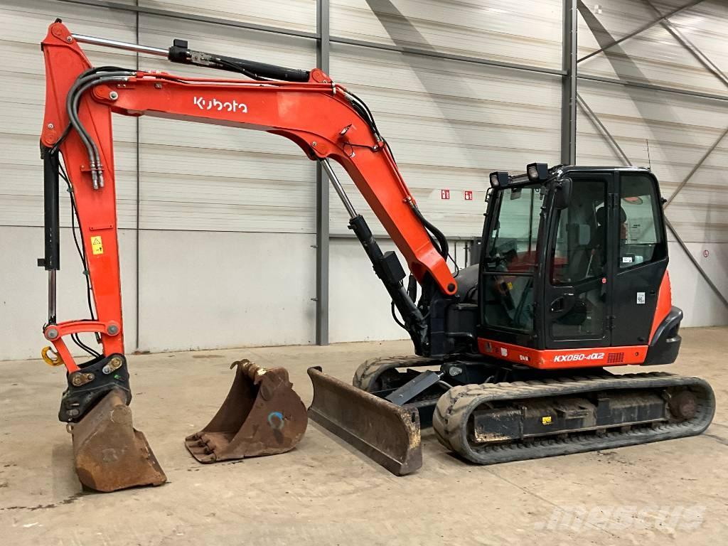 Kubota KX 080-4 A 2 Vidutinės galios ekskavatoriai 7-12 t