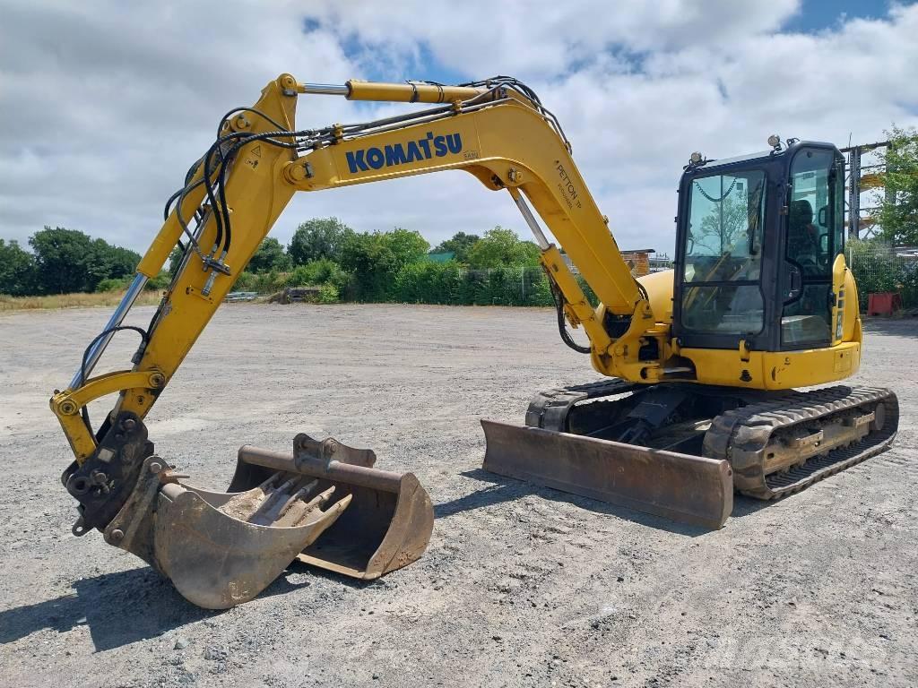 Komatsu PC80MR-5 Vidutinės galios ekskavatoriai 7-12 t