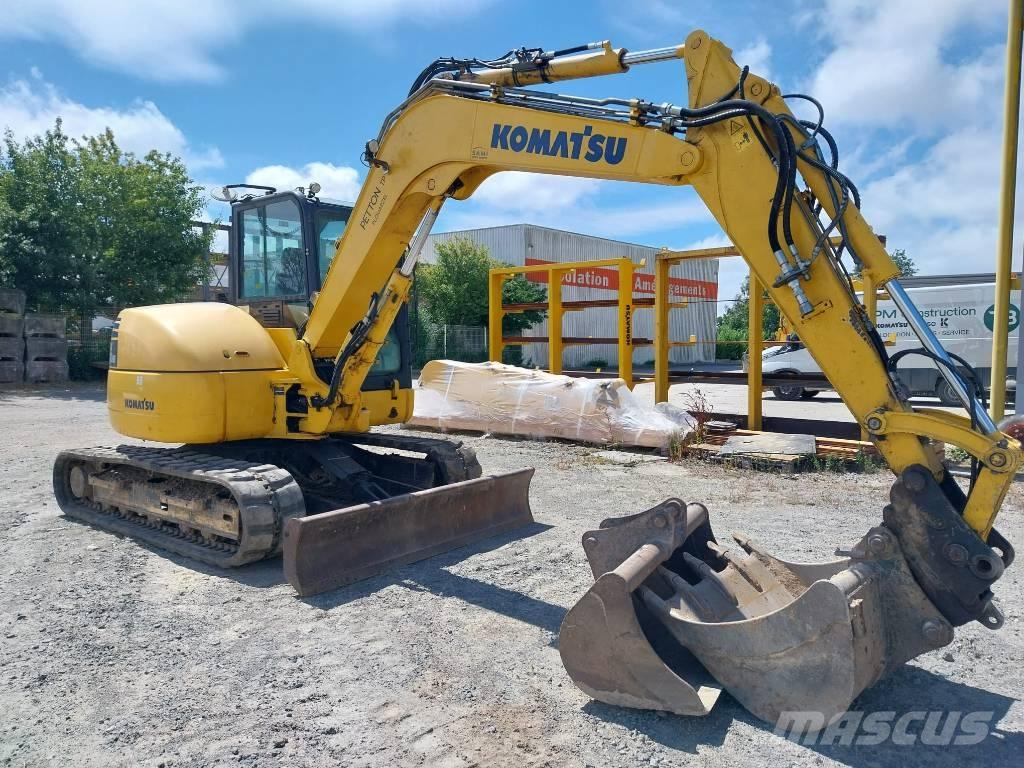 Komatsu PC80MR-5 Vidutinės galios ekskavatoriai 7-12 t