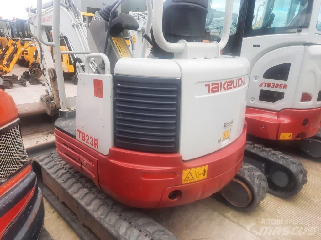 Takeuchi TB23R Mini ekskavatoriai < 7 t