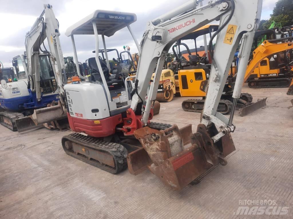 Takeuchi TB23R Mini ekskavatoriai < 7 t