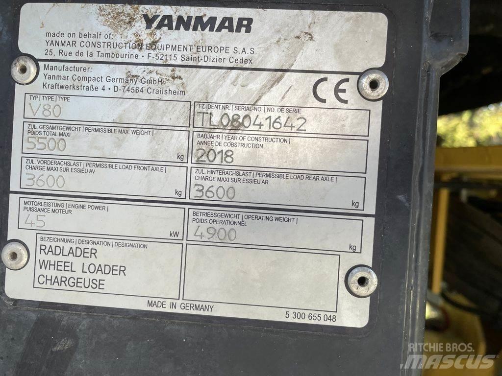 Yanmar V80 Naudoti ratiniai krautuvai