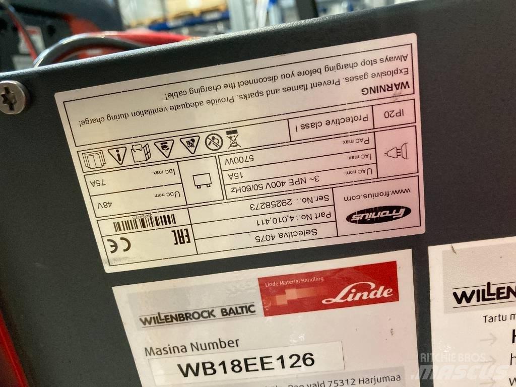 Linde R14X/116 Šakiniai krautuvai su prailgintu keltuvu