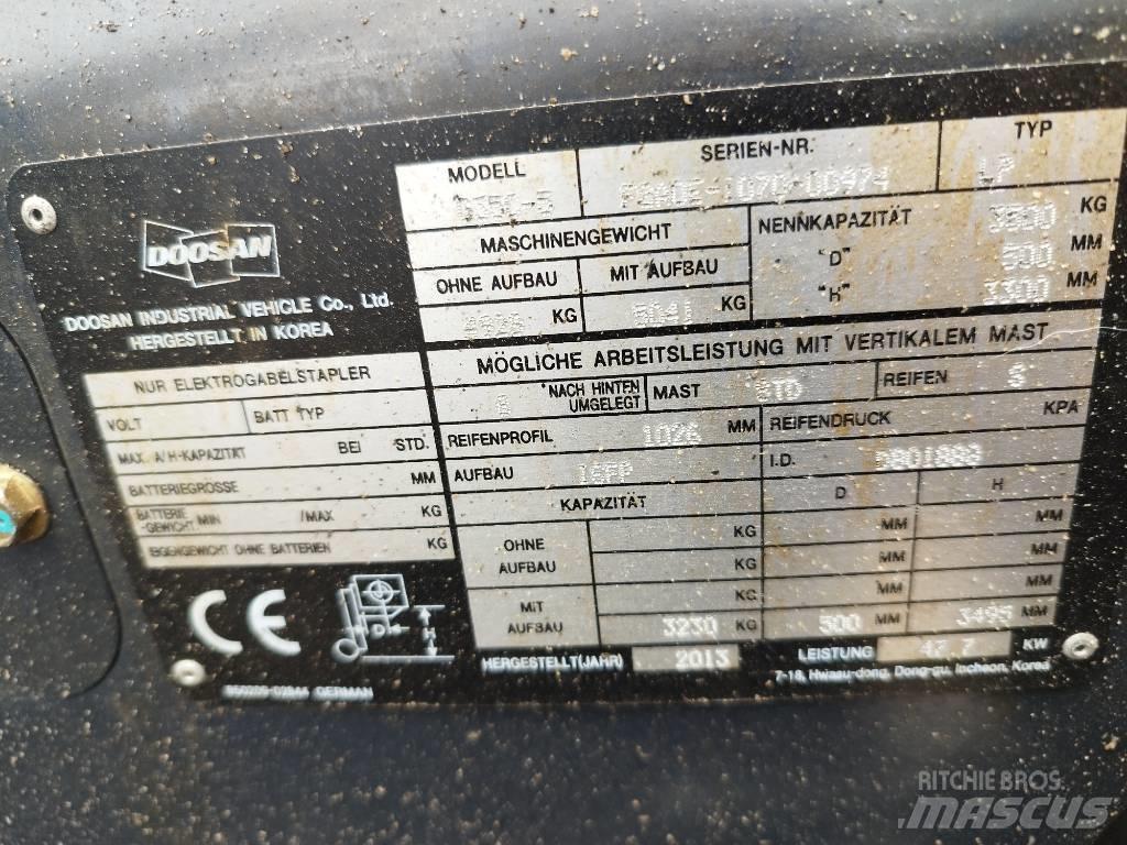 Doosan G35 C-5 LPG (dujiniai) krautuvai
