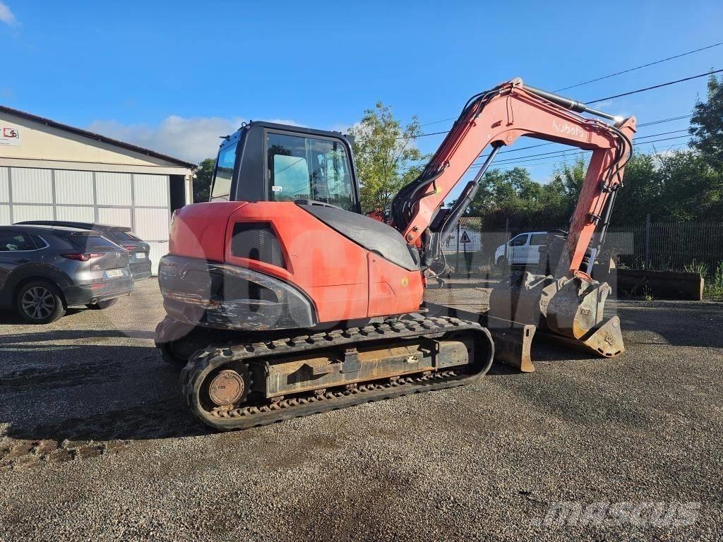 Kubota KX 080-4 Vidutinės galios ekskavatoriai 7-12 t