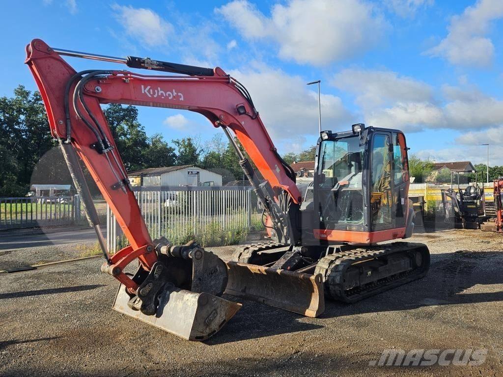 Kubota KX 080-4 Vidutinės galios ekskavatoriai 7-12 t