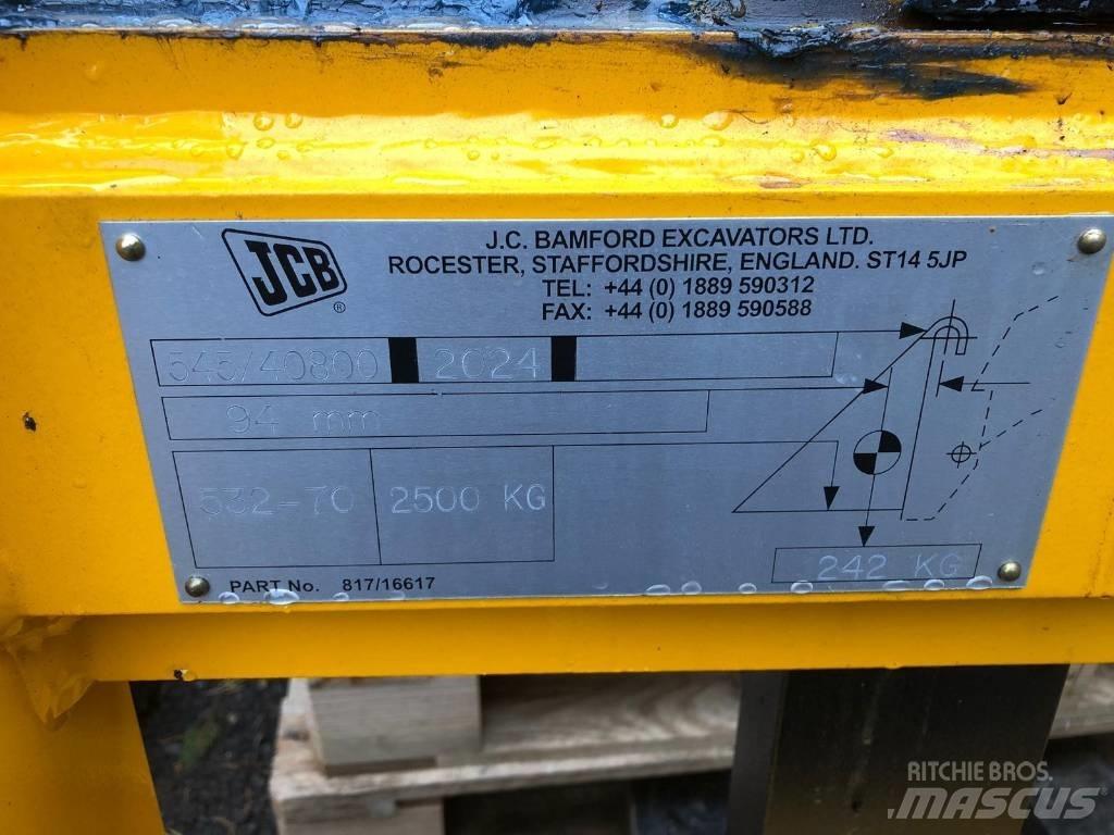 JCB PALLET FORKS Kiti krovimo ir kasimo mechanizmai ir jų priedai