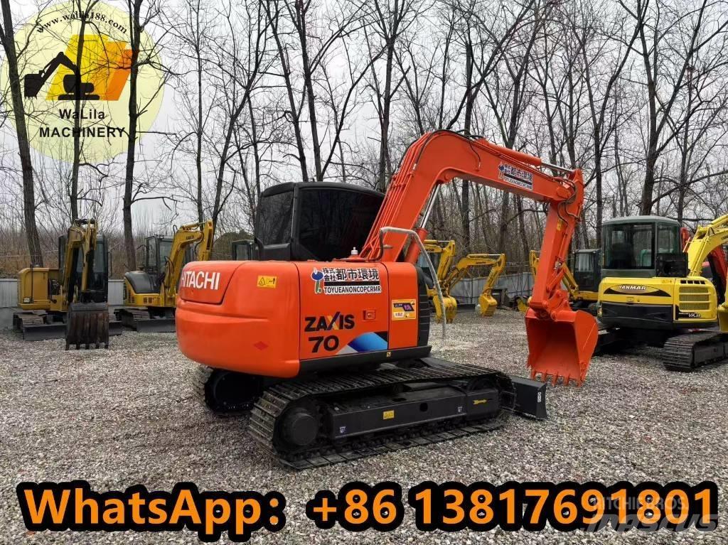 Hitachi ZX 70 Mini ekskavatoriai < 7 t