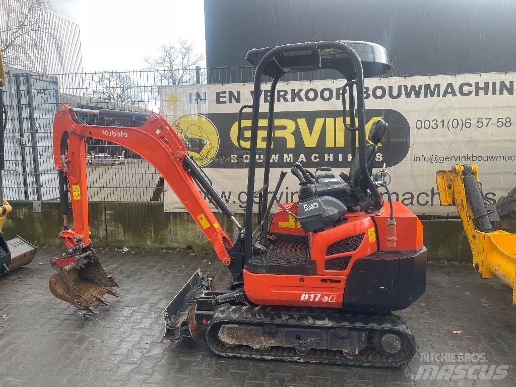 Kubota U17-3 hybride Mini ekskavatoriai < 7 t