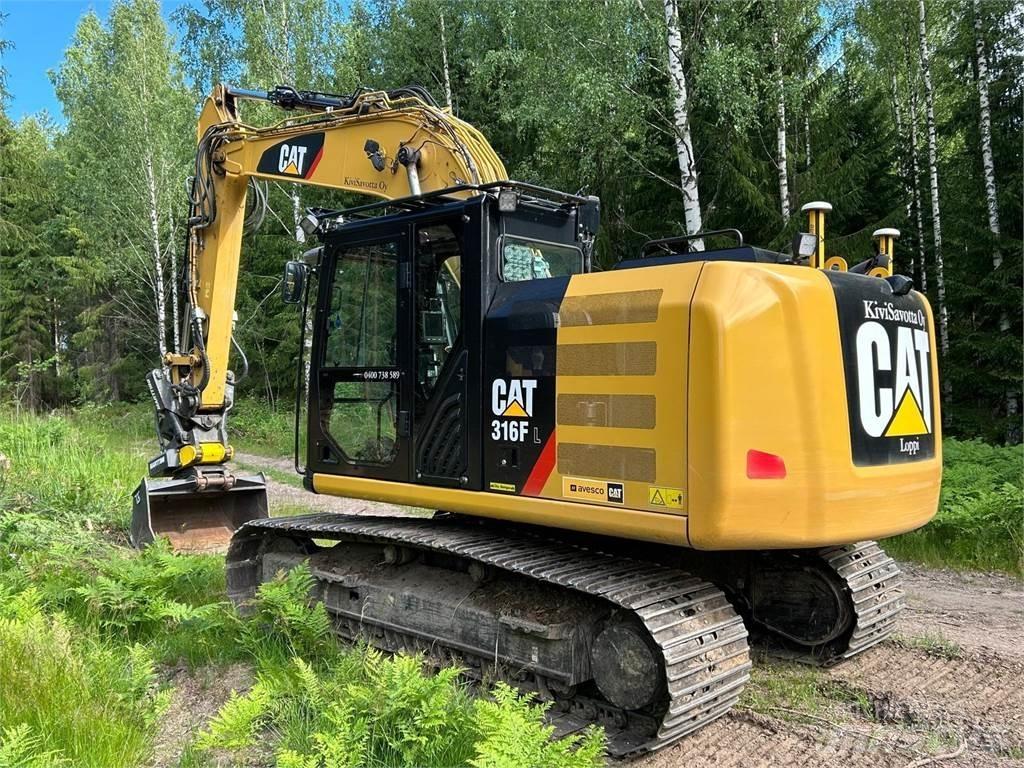 CAT 316FL Vikšriniai ekskavatoriai