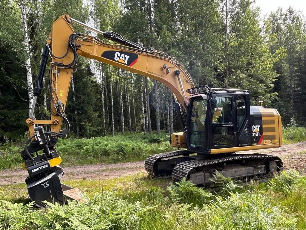 CAT 316FL Vikšriniai ekskavatoriai