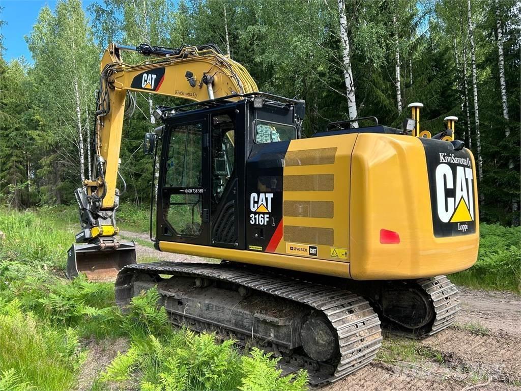 CAT 316FL Vikšriniai ekskavatoriai